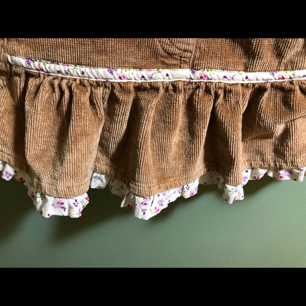 Corduroy Ruffled Dress - Picture 4 of 8